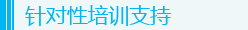 針對性的培訓支持